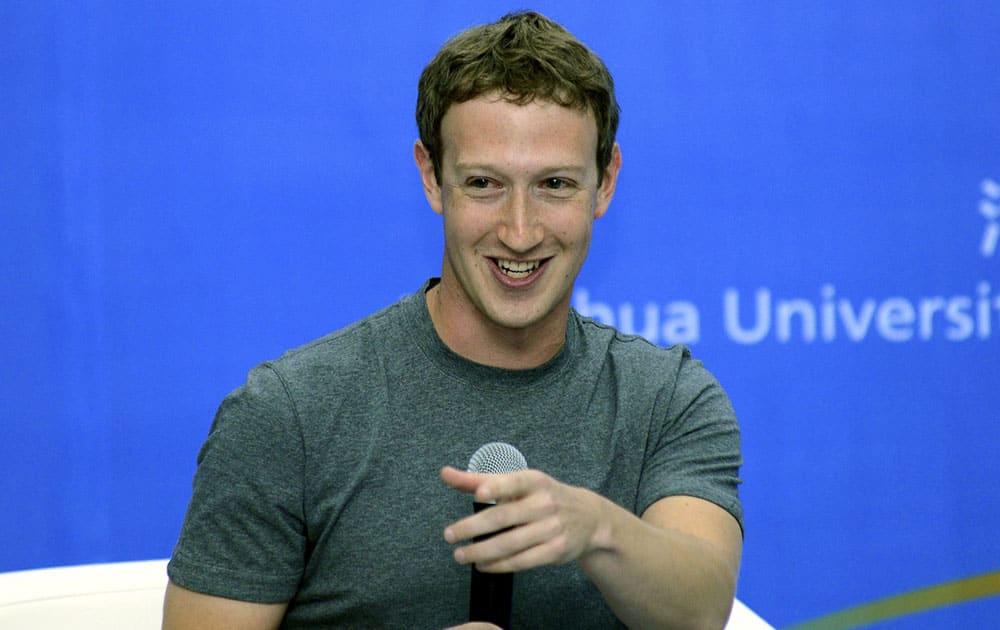 Mark Zuckerberg - Net worth USD 44.6 billion