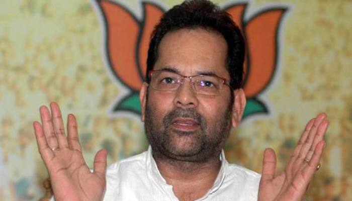 Ready for discussion over Chidambaram issue:  Mukhtar Abbas Naqvi