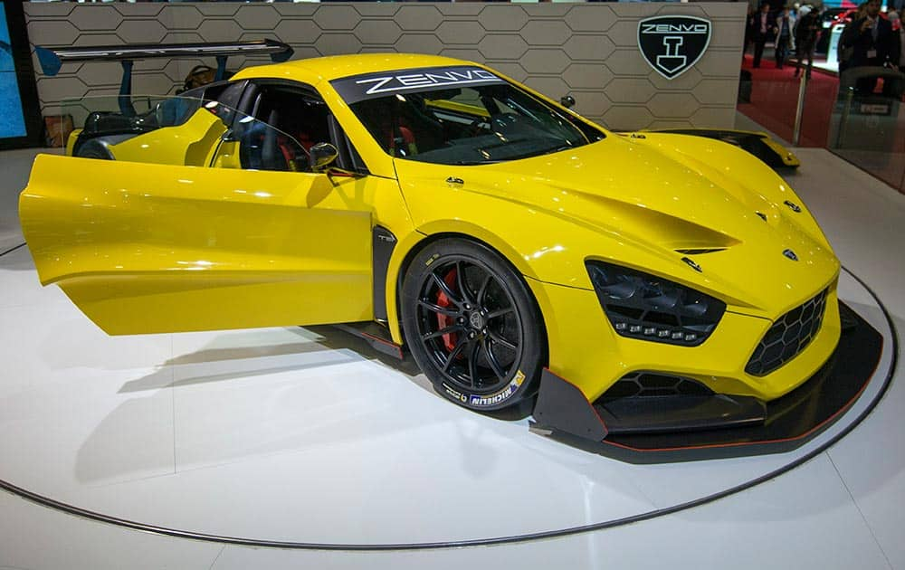 The new Zenvo TSR is presented during he second press day at the 86th International Motor Show in Geneva, Switzerland.