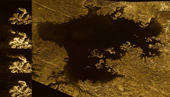 See pic: NASA&#039;s Cassini unveils mystery feature in Titan&#039;s Ligeia Mare