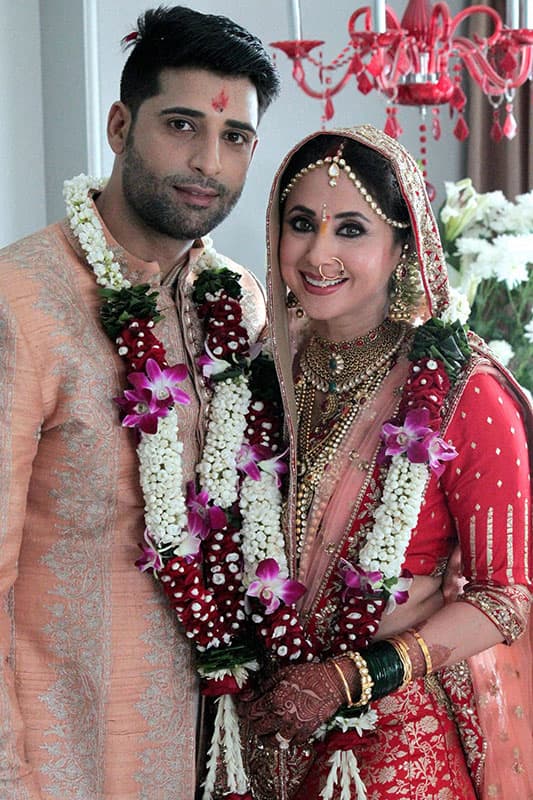 Actress Urmila Matondkar ties the knot with Mohsin Akhtar Mir in a quiet wedding ceremony in Mumbai.