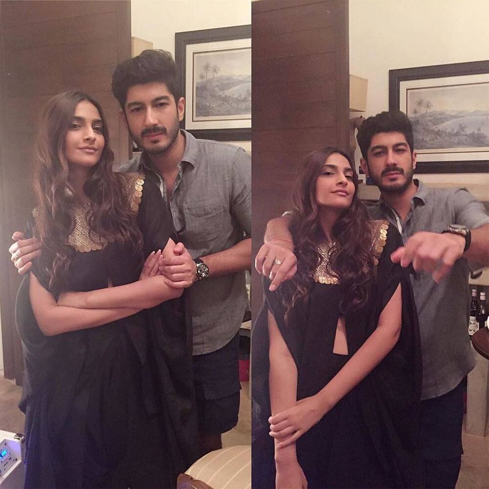 Sonam Kapoor ‏:- Hey bhaiya!! Attitude haan? @mohitmarwah ❤❤ #goadiaries  -twitter