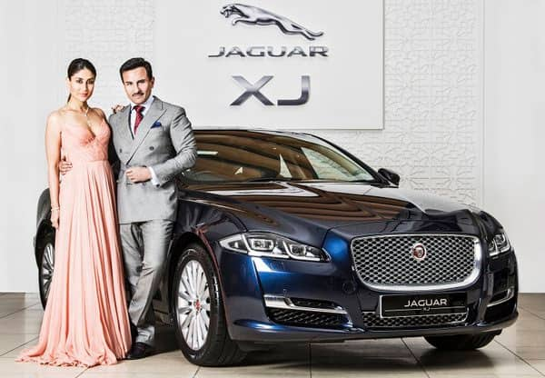 Stunning! Kareena Kapoor and Saif Ali Khan endorsing the New Jaguar XJ with style!  -twitter