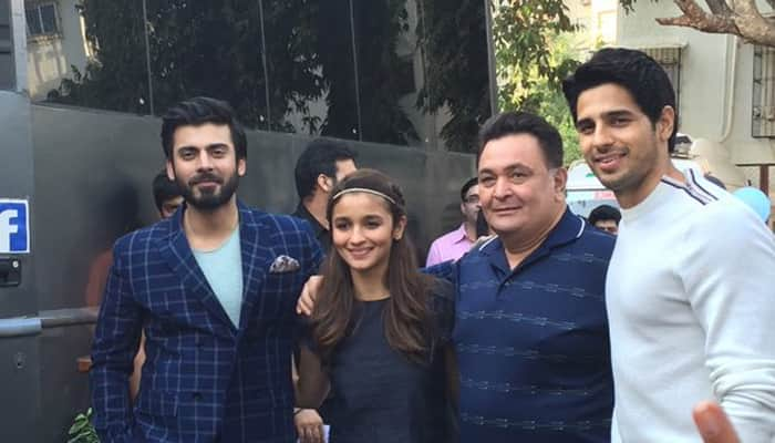 &#039;Kapoor and Sons&#039; promotions: Alia Bhatt, Sidharth Malhotra, Fawad Khan and Rishi Kapoor freeze frame!