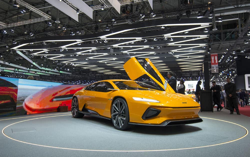 The new Italdesign Prototype is presented during the second press day at the 86th International Motor Show in Geneva, Switzerland.