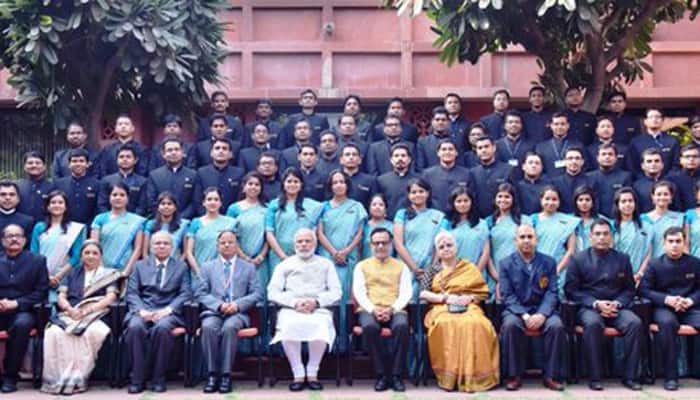 PM Modi meets IRS probationers, tells them &#039;to uphold people&#039;s trust&#039;