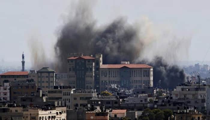 Israeli airstrike on Hamas base kills boy nearby, say officials