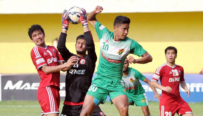 I-League 2015-16: Salgaocar FC beat Shillong Lajong FC with a solitary goal by Gilbert Oliveira