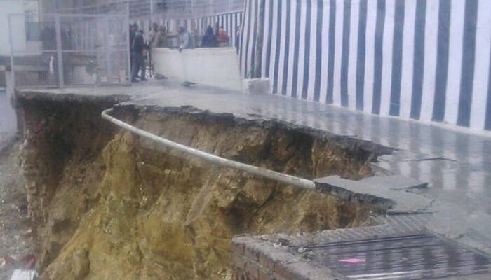 Landslide near Vaishno Devi Shrine, route diverted