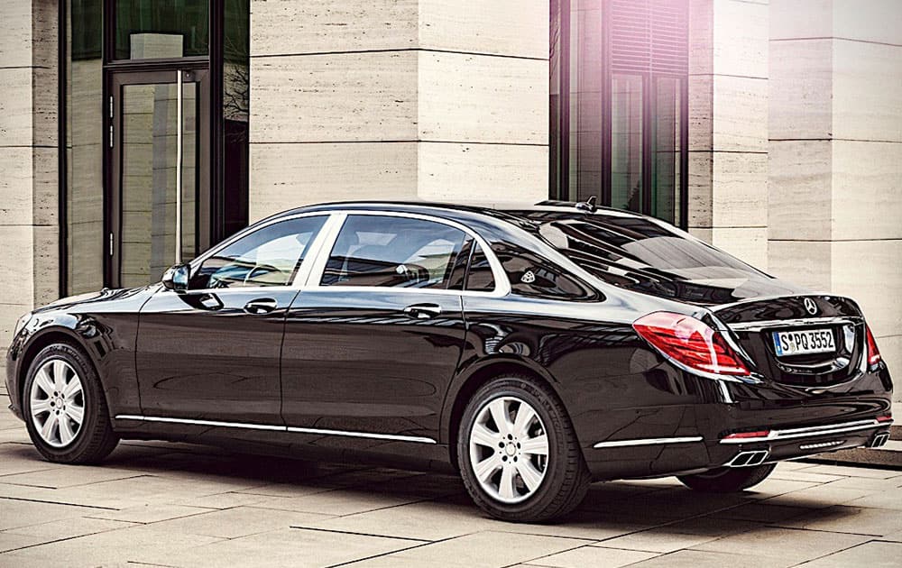 3. Mercedes Maybach S600 Guard, priced at Rs 10.5 crore 