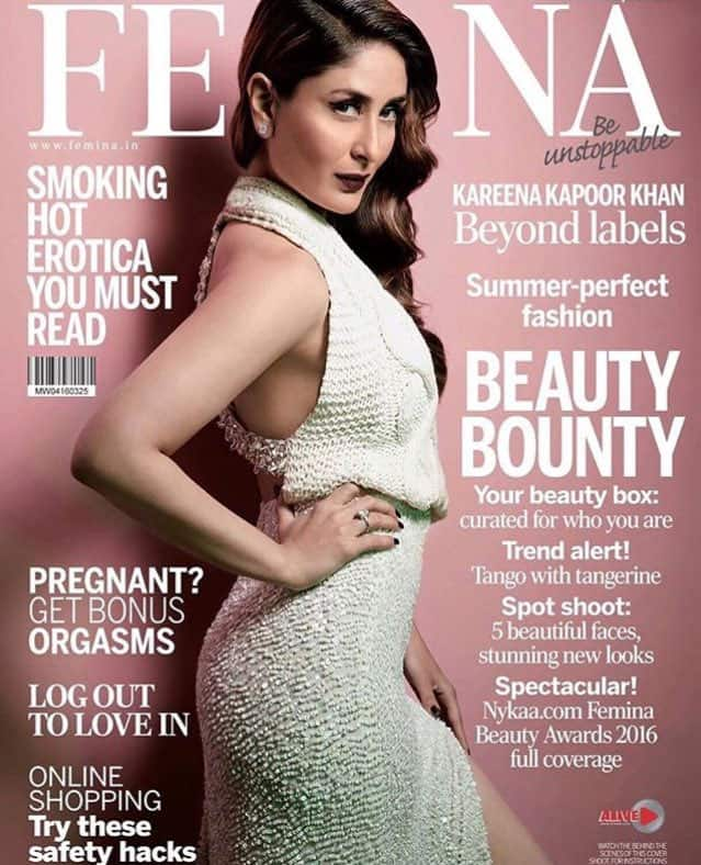 Kareena Kapoor Khan :- Meet Kareena as @FeminaIndia new cover girl. -twitter