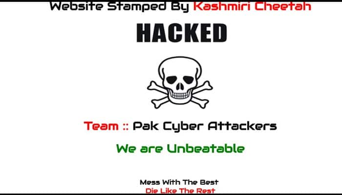 Pakistani hacker &#039;Kashmiri Cheetah&#039; attacks AIIMS website, says all govt sites on hit-list