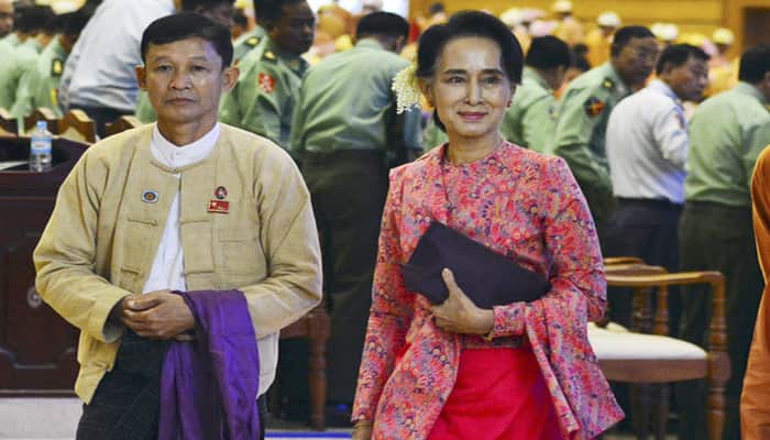 Suu Kyi close aide Htin Kyaw voted Myanmar`s next president