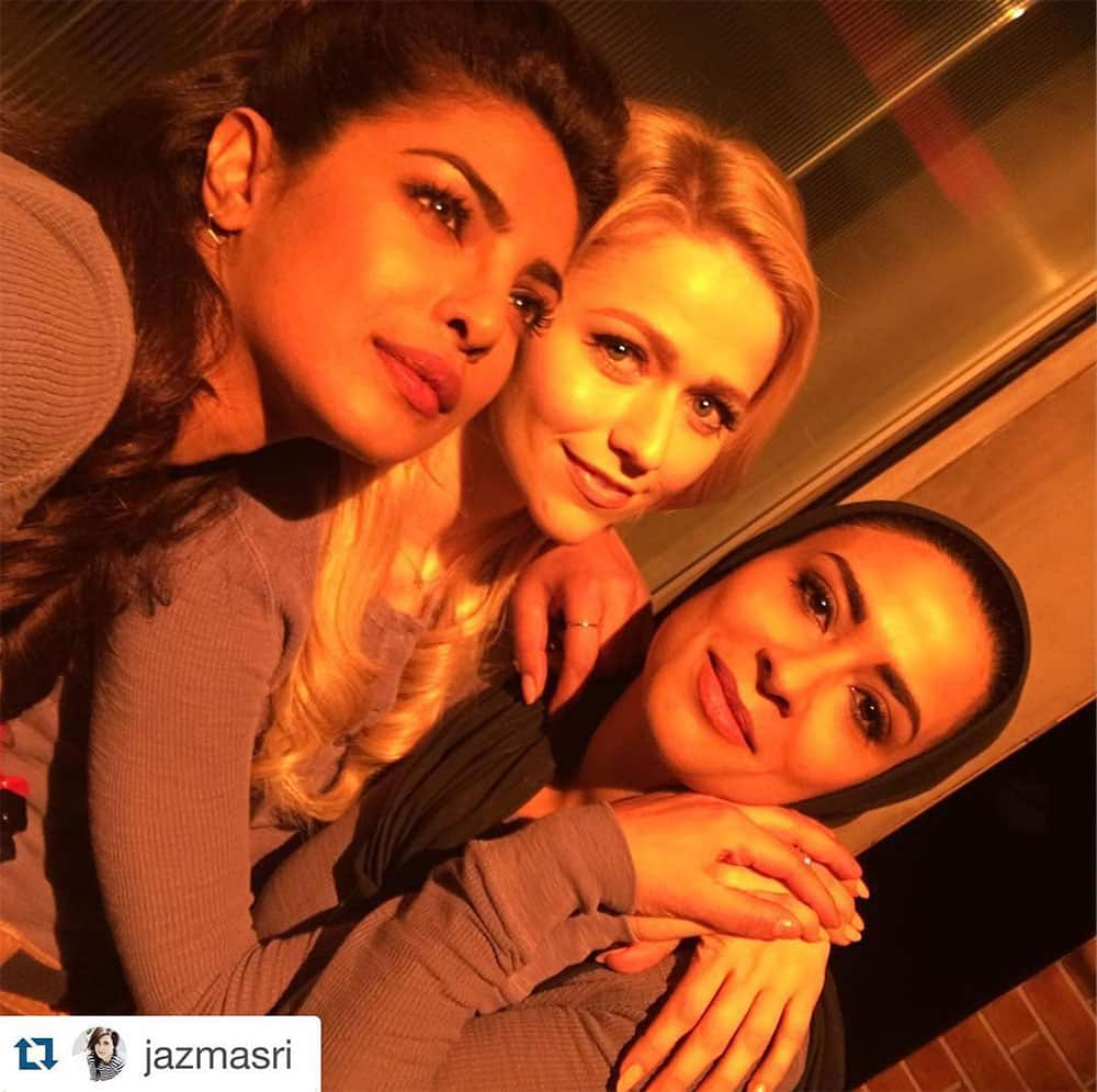 priyanka chopra :- Togetherness with the girls!! #Repost @jazmasri with @repostapp.・・・ -instagram