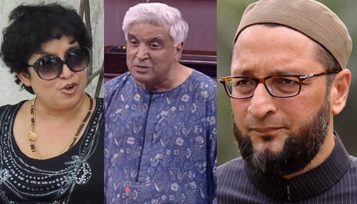 Taslima Nasreen chants &#039;Bharat Mata ki jai&#039;, says people like Asaduddin Owaisi should be exposed