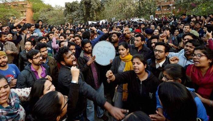 Two JNU students seen raising anti-India slogans, says panel