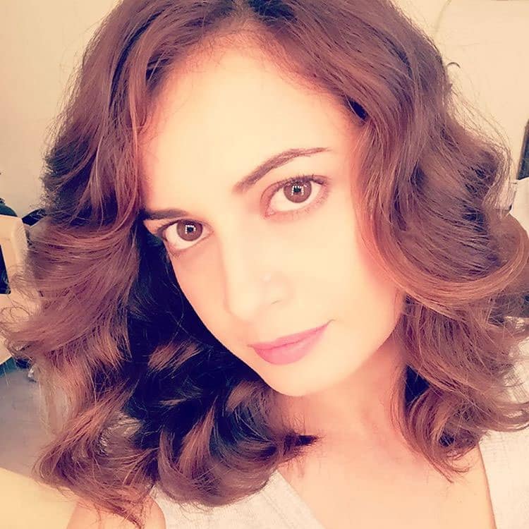 Dia Mirza :- Meet Samaira :) Another character. Another life. Another story told :) #BTS #ShootLife… -instagram