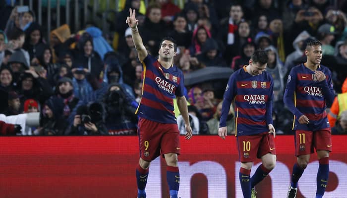 VIDEO: FC Barcelona&#039;s &#039;MSN&#039; trio knock out Arsenal FC in Champions League