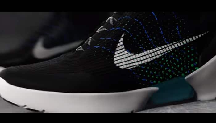 Nike unveils self-lacing shoes, HyperAdapt 1.0 - Watch!