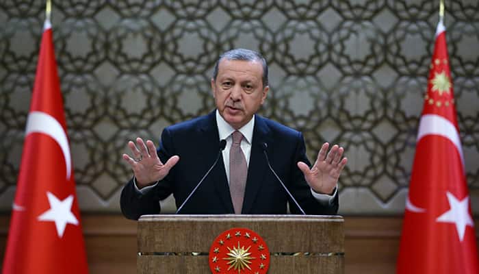 Turkey`s Erdogan urges Europe to stop backing Kurdish rebels