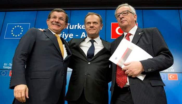 EU, Turkey strike deal to send back migrants