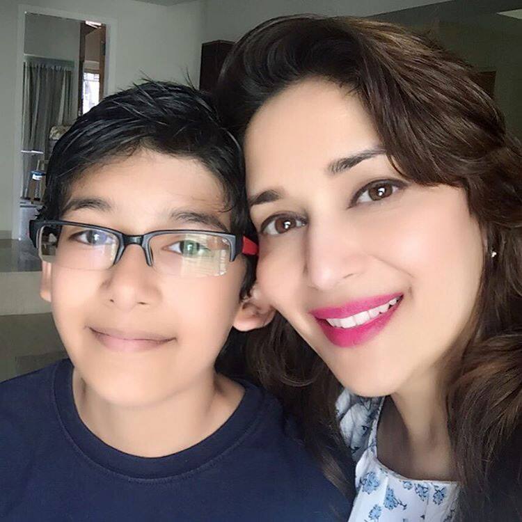 Two birthdays in one month! Thanks for your best wishes for Arin's birthday. Instagram/madhuridixitnene