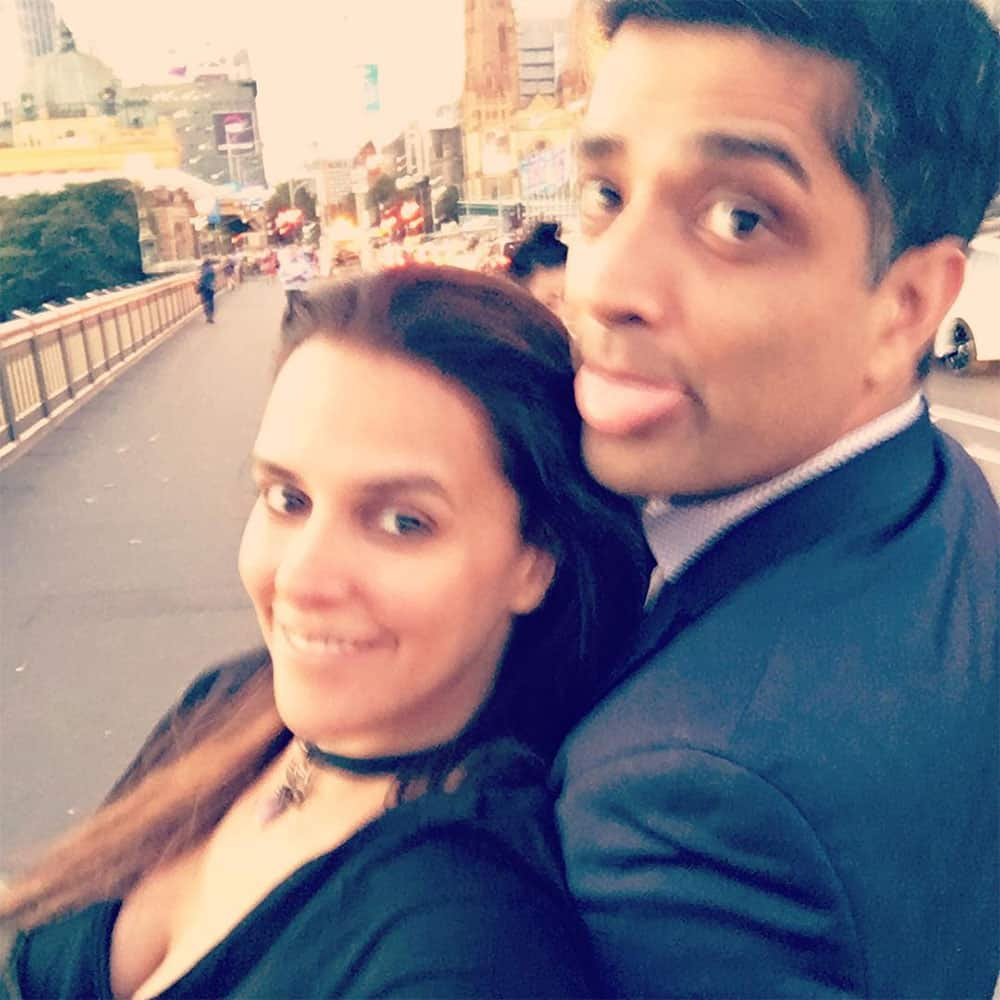 Neha Dhupia :- When u meet someone you have known more than half ur life ... All u do is make weird faces n… -instagram
