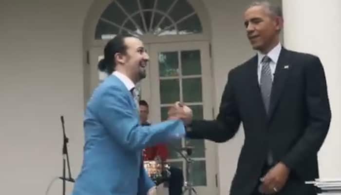 VIRAL VIDEO: &#039;Hamilton&#039; Lin-Manuel Miranda&#039;s freestyle rap with US President Barack Obama - Watch
