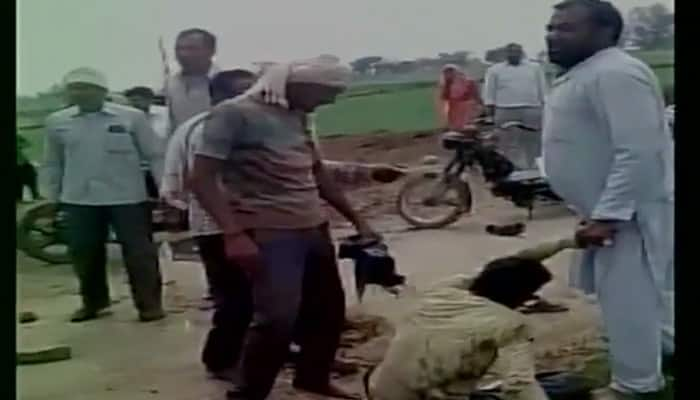 DISTURBING VIDEO: Defeated panchayat poll candidate vents anger on voter, thrashes him mercilessly 