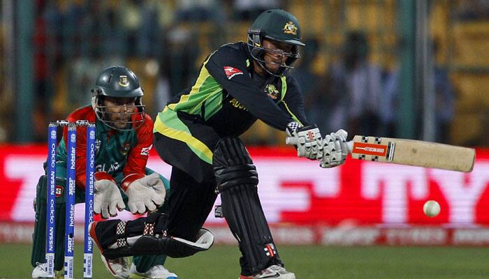 ICC World Twenty20, Match 22: Usman Khawaja, Adam Zampa shine as Australia beat Bangladesh by three wickets 