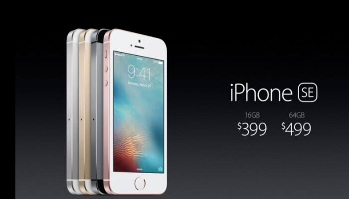 Apple launches iPhone SE at $399