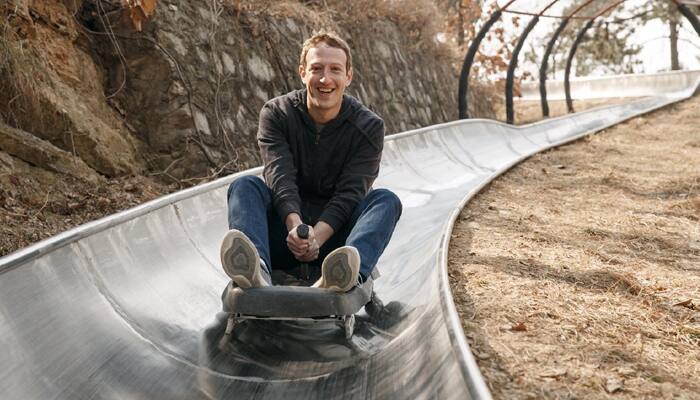 When fans went nuts over Mark Zuckerberg’s toboggan ride photo- See pics!