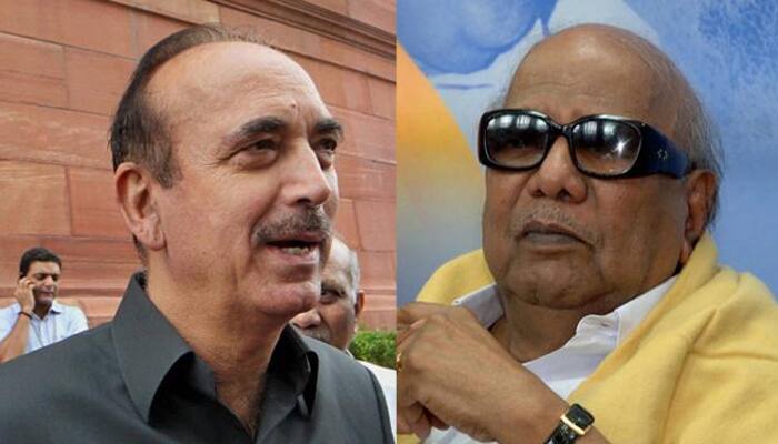 Tamil Nadu polls: Congress, DMK yet to finalise seat-sharing, says Azad after meeting Karunanidhi