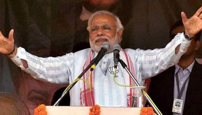 PM Modi says fight not against Tarun Gogoi, but to bring development in Assam