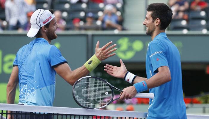 Miami Open: Top-ranked Novak Djokovic beats Joao Sousa to power into last 16