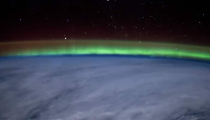 Watch: Tim Peake shares beautiful timelapse video of aurora!