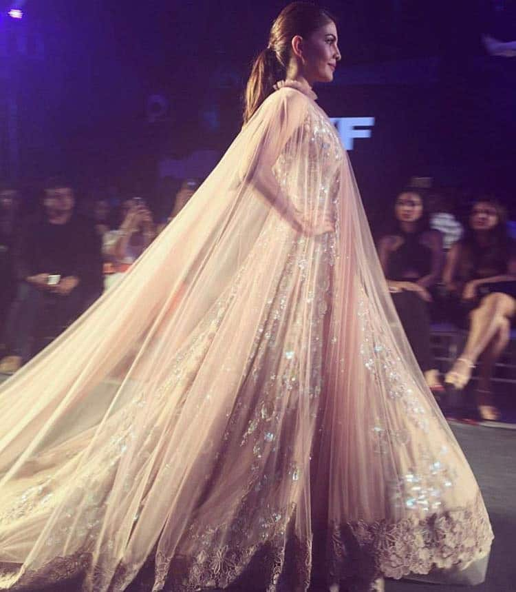 Jacqueline Fernandez ‏:- It was right out of a fairytale. Love you @ManishMalhotra -twitter