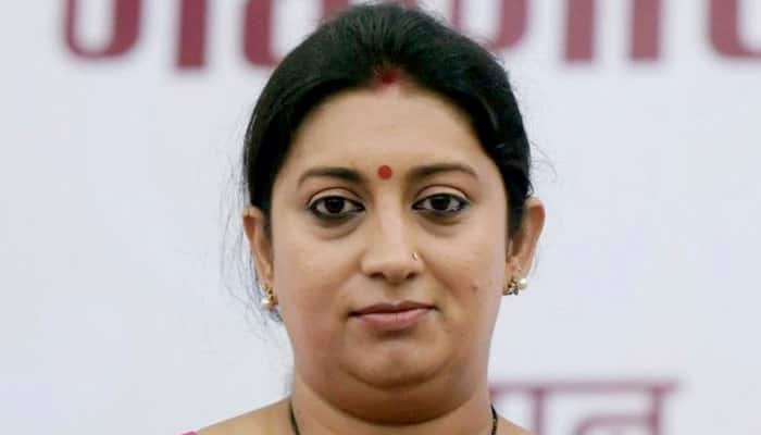 Congress conspiring to divide India, says Smriti Irani