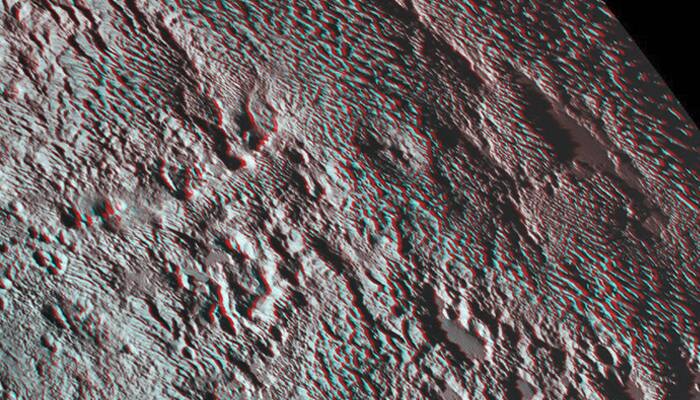 See pics: Pluto’s bladed terrain in 3-D