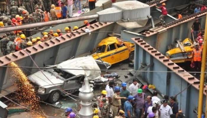 Kolkata&#039;s worst flyover tragedy: Three IVRCL officials held on murder charges, 24 dead
