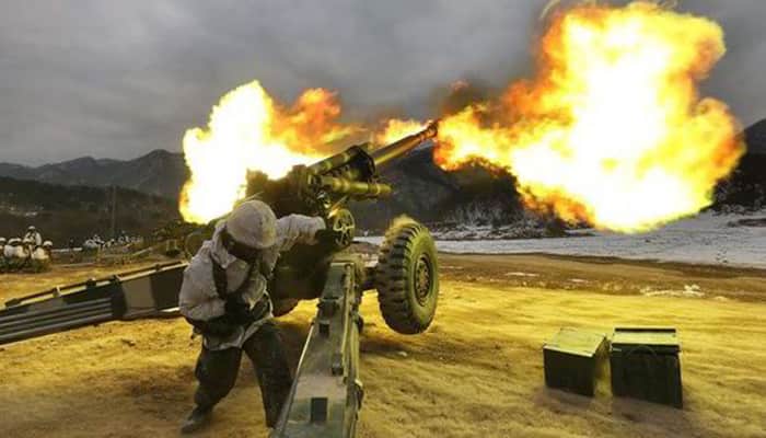 South Korea conducts live fire exercise near North border