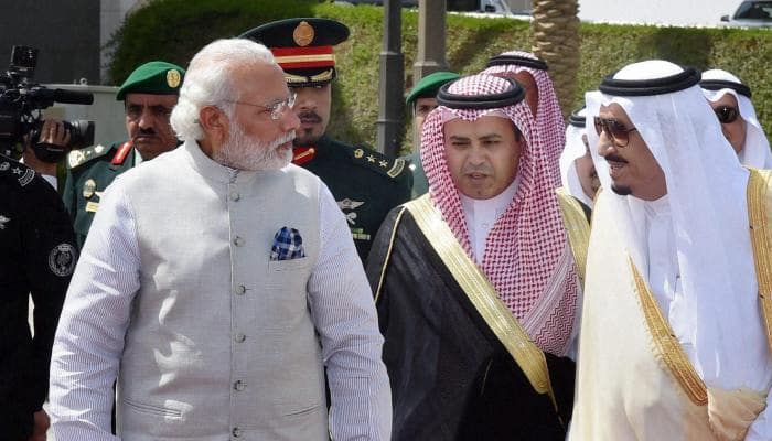 PM Modi bowed before Saudi king? Scribe posts photo on social media, BJP files complaint