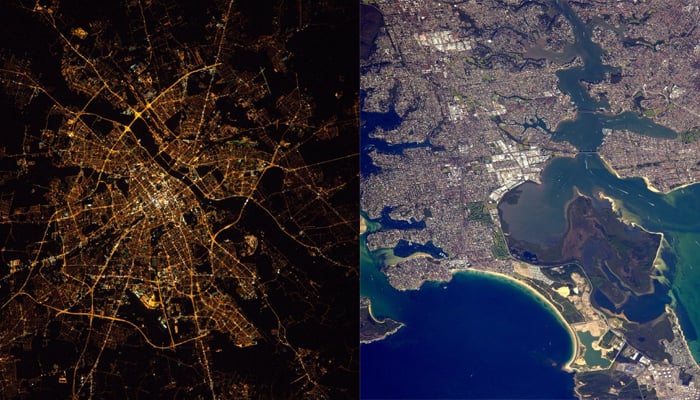 View from space- Poland and Australia!