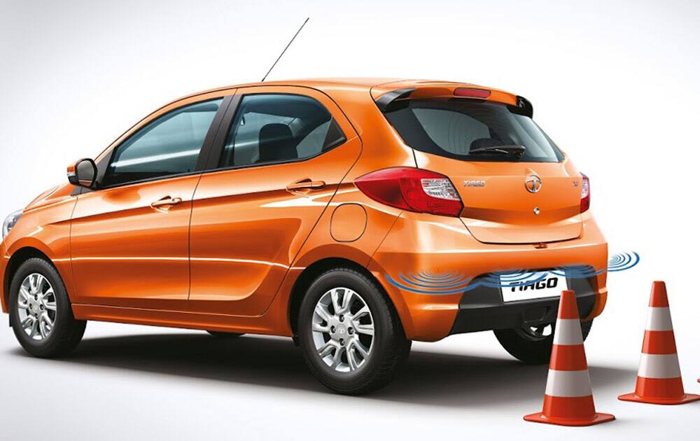 Rear parking sensors. (Pic courtesy: http://madeofgreat.tatamotors.com/tiago/)