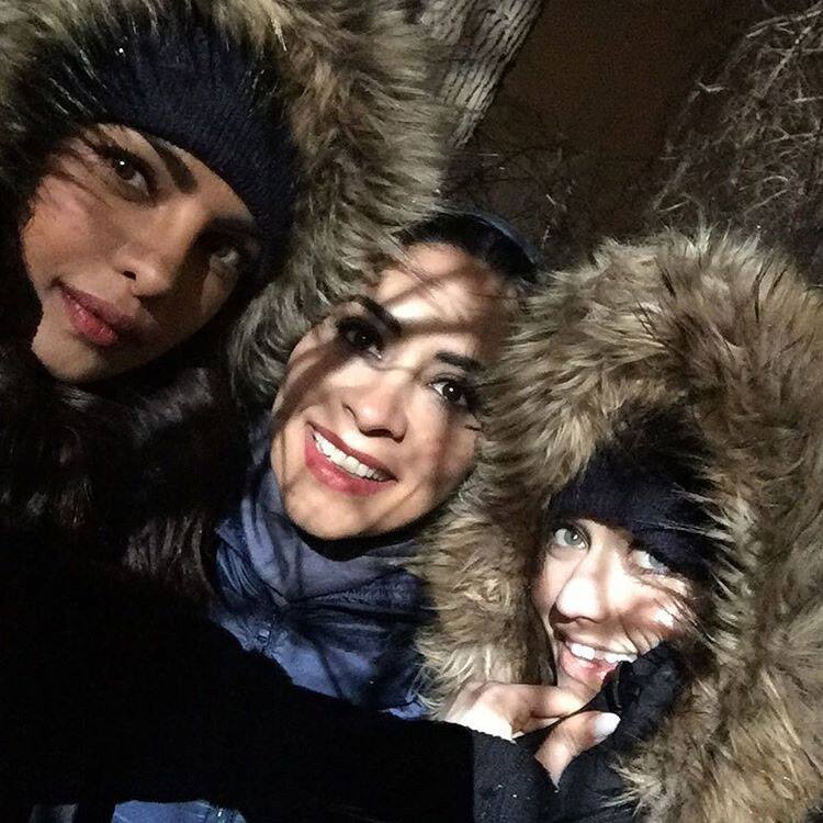 priyanka chopra :- The #Quantico powerpuff girls. Thank u guys for being such wonderful friends. @jazmasri @thejohannabraddy -instagram
