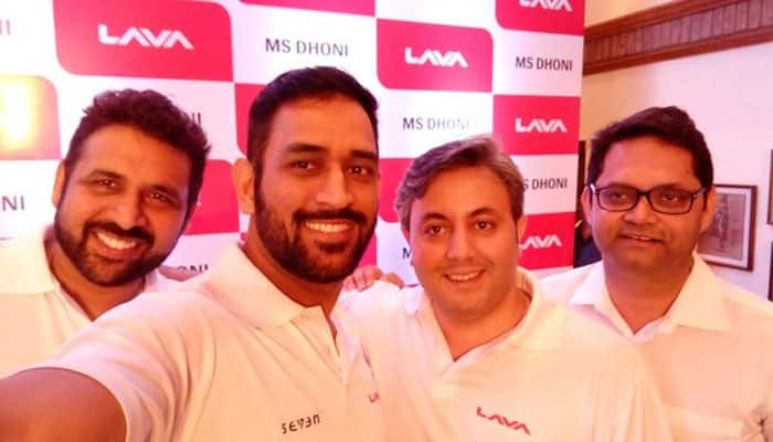 Mobile handset maker Lava signs MS Dhoni as brand ambassador