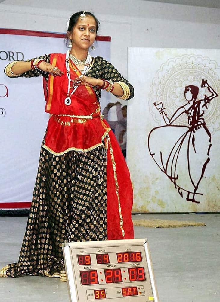 Clasical dancer Soni Churasiya broke the world record of longest dance marathon with her non-stop dance performance in Varanasi.