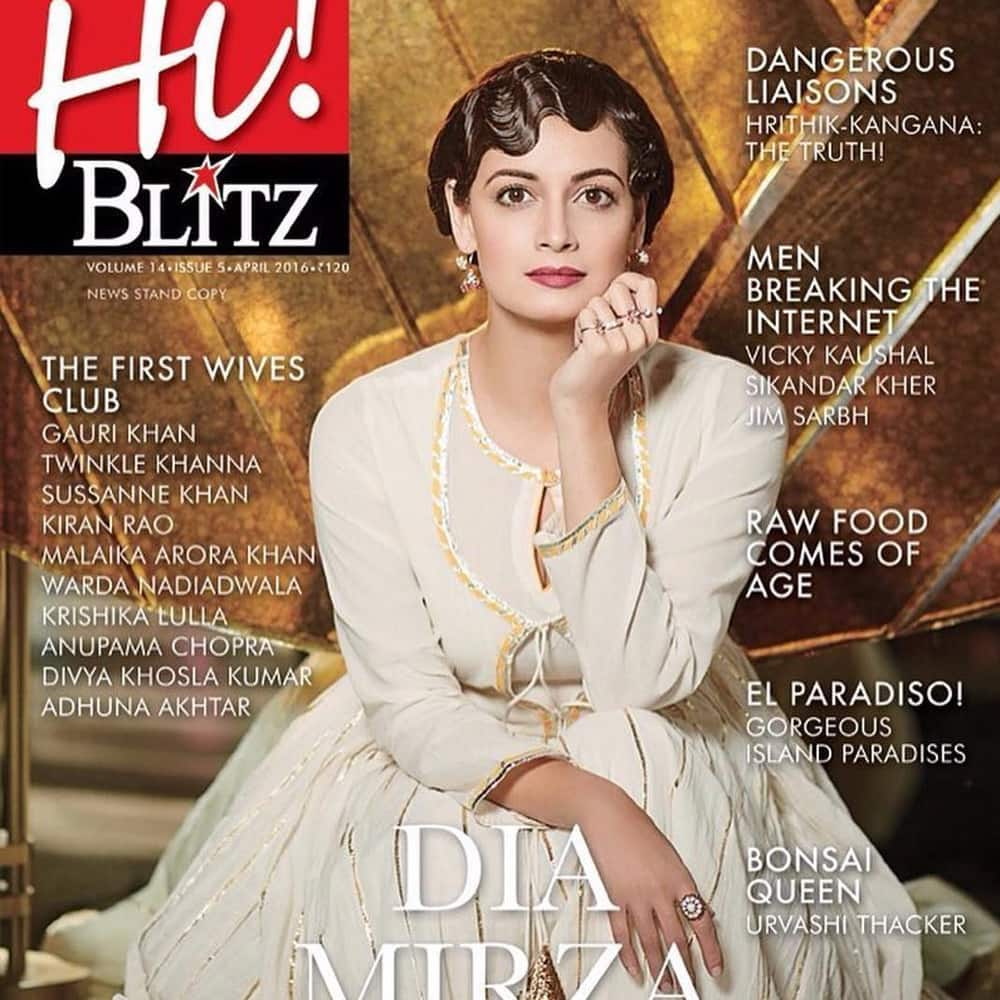 dia mirza :- Thank you for celebrating purpose :) @hiblitzindia @rohanshrestha @marianna_mukuchyan @heenakocchar Big Kiss @shalinisharma_ -instagram