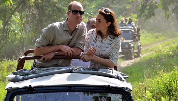 Prince William, Kate Middleton take jeep safari in Kaziranga