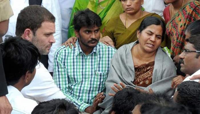 Rohith Vemula&#039;s mother, brother to embrace Buddhism today